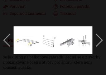 Sušák na prádlo Ring - 2