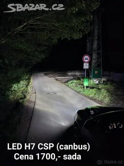 LED H7 CSP - vhodný do čočky i paraboly - 2