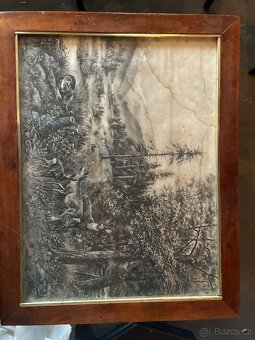 Secesní kuřácký stoleček - 2