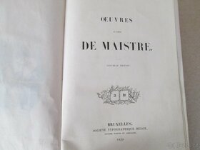 De Maistre 1839 - 2
