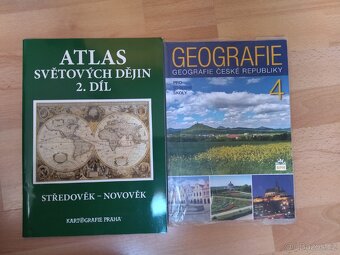 Učebnice - matematika, čeština, biologie, dějepis, zeměpis - 2