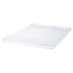 Průhledná krabice s víkem - IKEA SAMLA - 4ks - 2