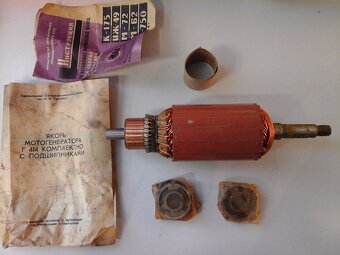 Dynamo rotor dynama alternátor 12V 500W Dněpr Ural M72 K750 - 2