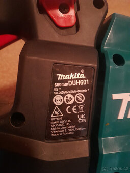 aku plotostřih Makita DUH601, 600mm lišta - 2