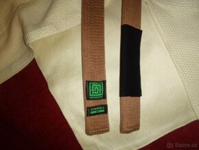 BJJ Gi A1 + pásek A1 Hypnotik bílé [100% konopí] - 2