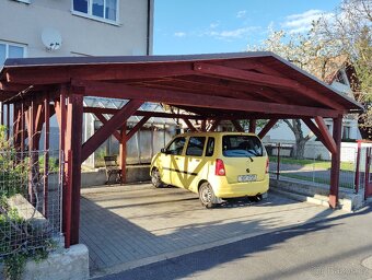 Garazove stani pro dve auta, pergola. - 2