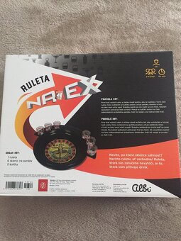 SPOLEČENSKÁ HRA - RULETA  NA  EX - zn. ALBI - - 2