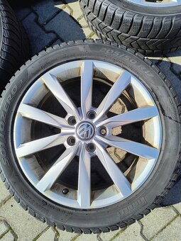 Prodam originalni VW alu 17" + zimni pneu - 2