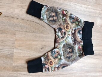 Baggy/ tepláčky 62 - handmade top stav - 2