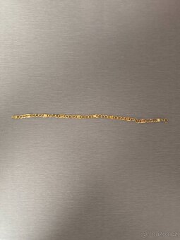 Nový. Zlato 14k náramek 20 cm - 2
