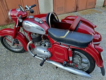 Jawa 250  + sidecar Velorex 560 - 2