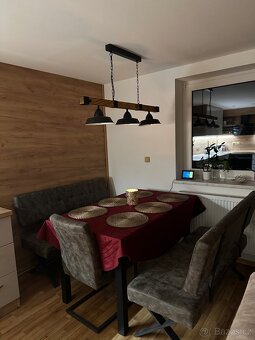 Jídelní stůl, 2 lavice, 2 židle - 2