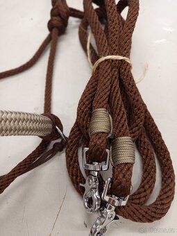 Provazová ohlávka a otěže FULL nové - 2