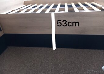 MANŽELSKÁ POSTEL - DVOJPOSTEL + noční stolky - 2