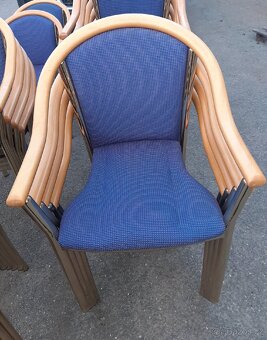 120x stohovatelné židle restaurace konference - 2