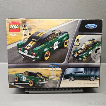 NOVÉ LEGO Speed Champions 75884 1968 Ford Mustang Fastback - 2