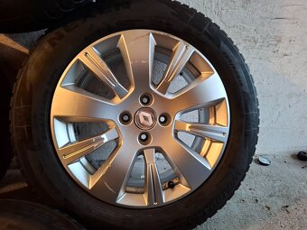 Alu 4x100 r16 zimní pneumatiky 205/60 r16 Renault Dacia - 2