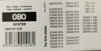 Nové sněhové řetězy Compass X80 - 2