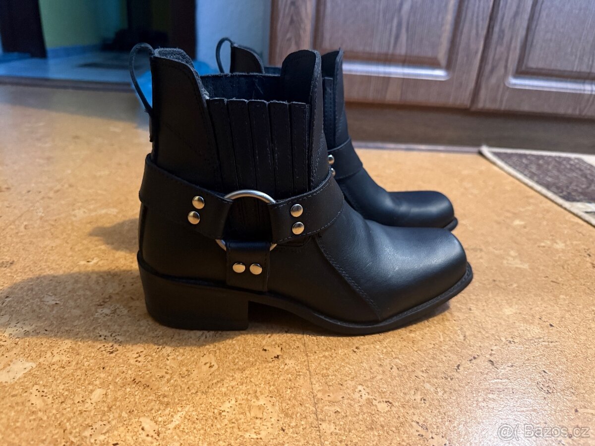 Kožené boty na moto 42-43 - 3