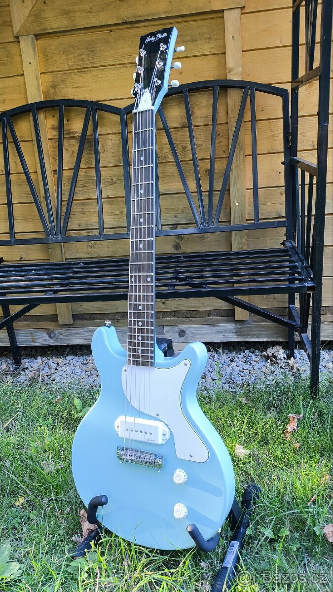 Harley Benton DC-Junior FAT Benton Blue - 3