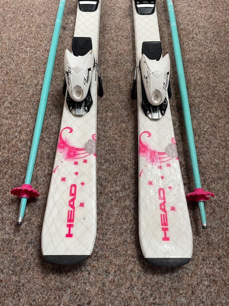 LYŽAŘSKÝ SET, LYŽE HEAD 127 cm, BOTY 39/40, HŮLKY - 3