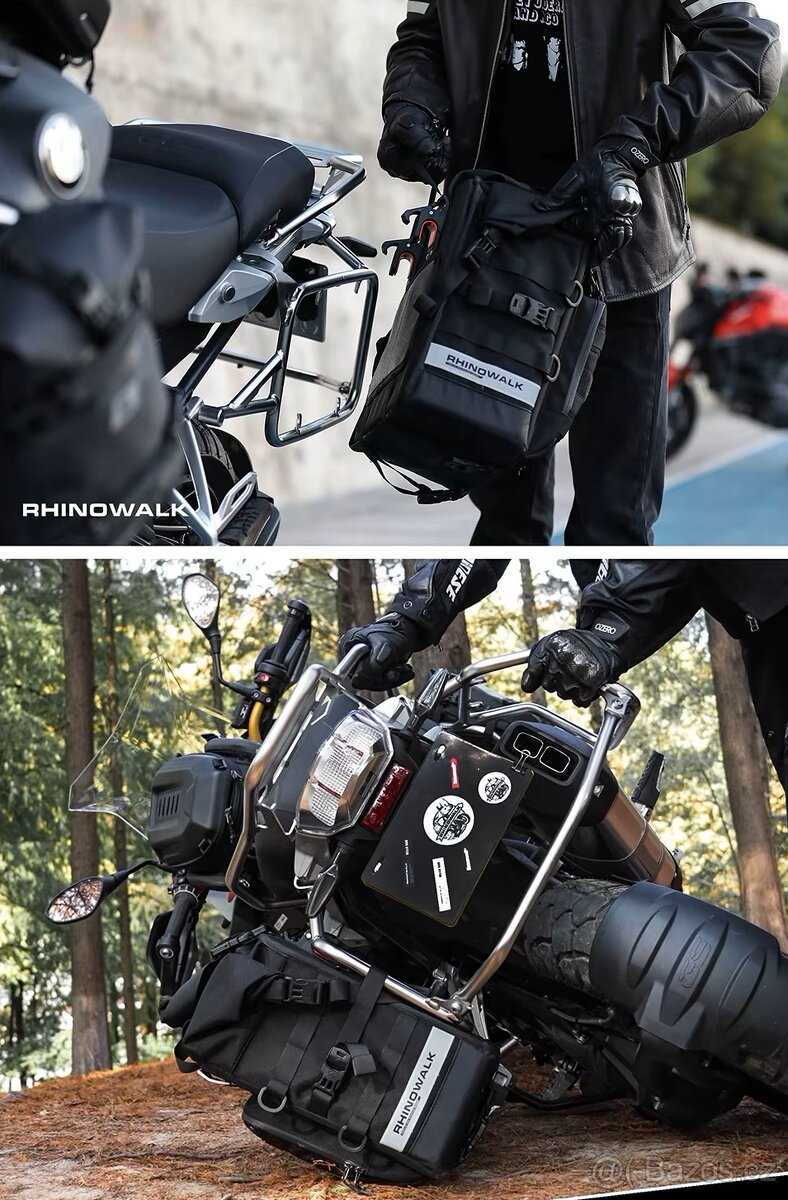 Boční tašky (Textilní "kufry" na motocykl) 2 ks - 3