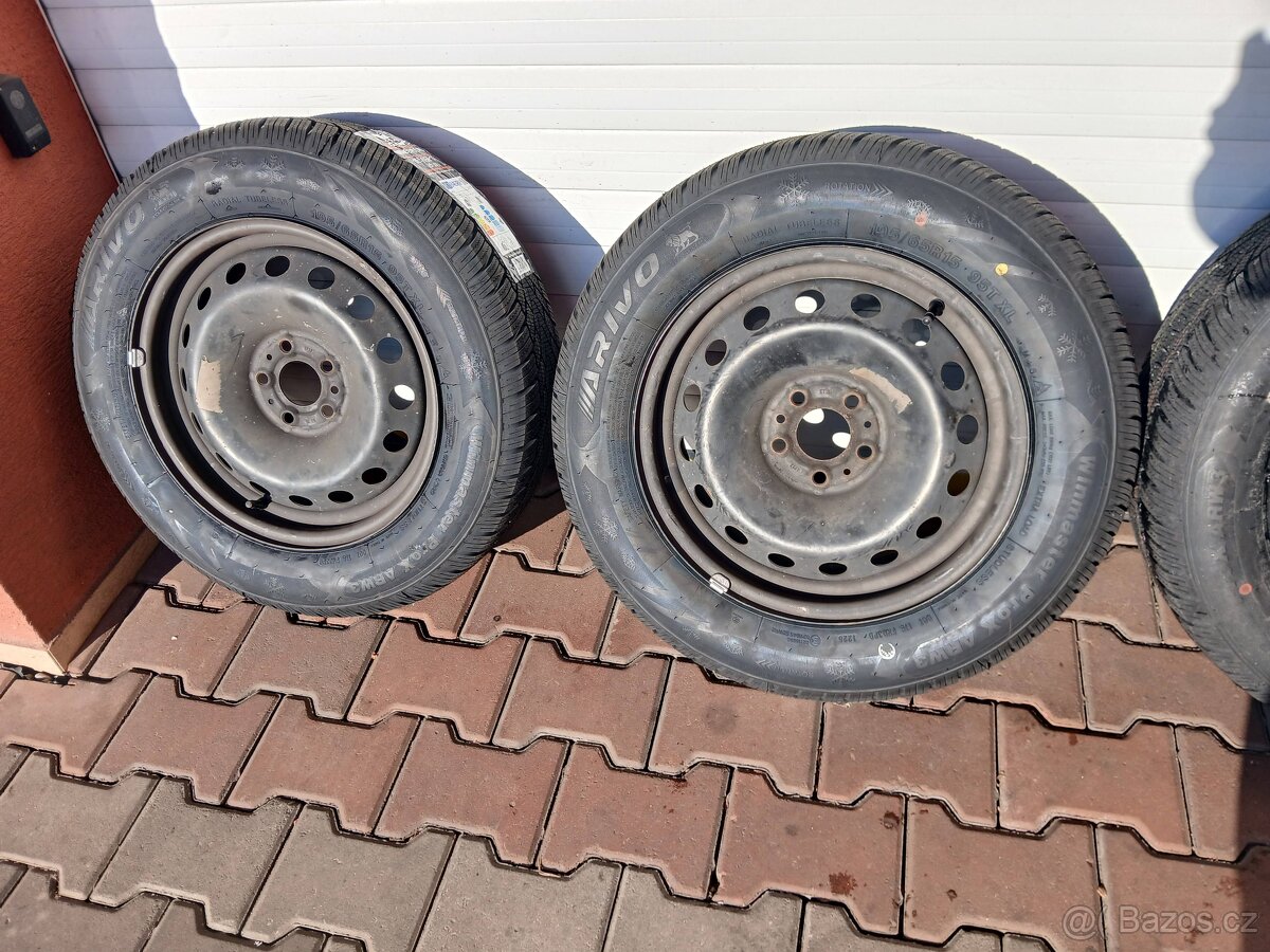 FIAT TIPO / 500L DISKY S NOVÝMI ZIMNÍMI PNEU 195/65 R15 - 3