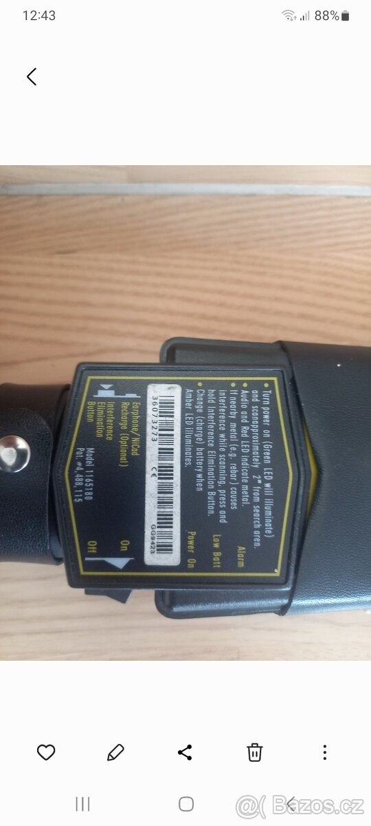 Garrett ruční detoktor - 3