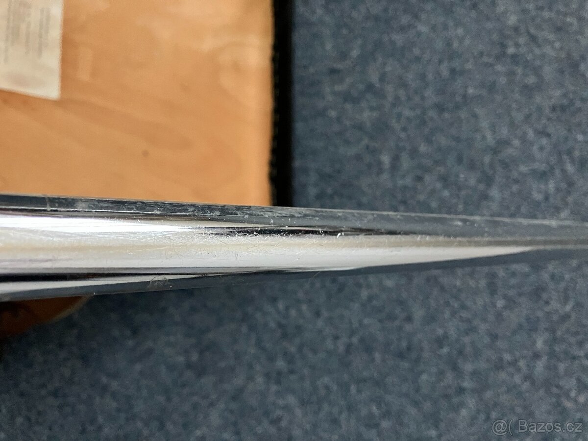 Černá chromová židle ale funkcionalismus KOVONAX - 3