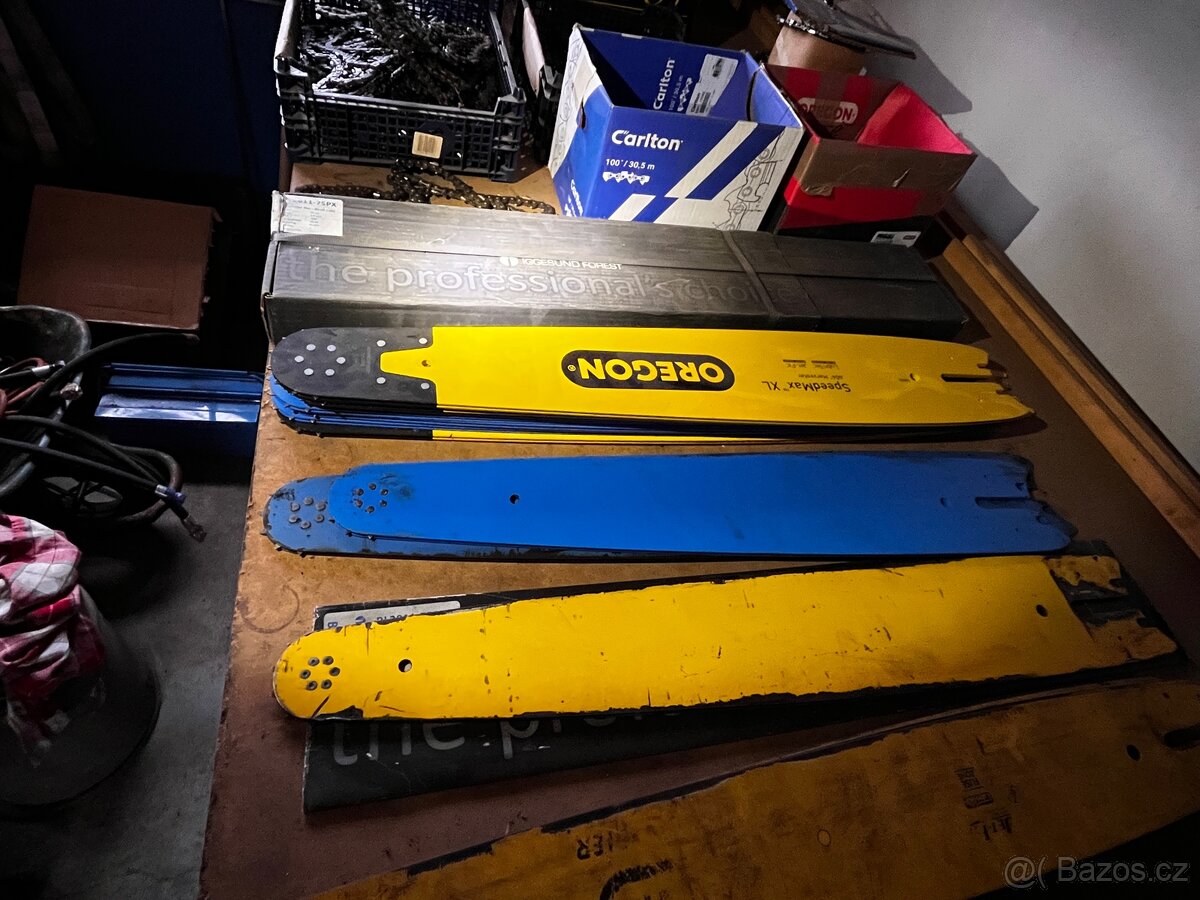 lišta, řetěz, díly na harvestor - 3