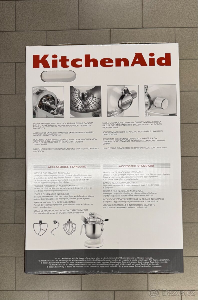 KitchenAid robot Professional 5KSM7990XEWH bílý - 3