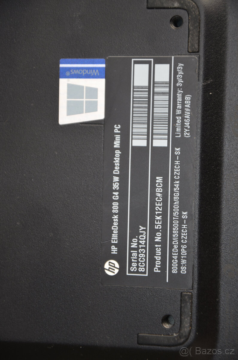 HP Elitedesk 800 G4 Mini i5/12GB/SSD 256GB/záruka - 3