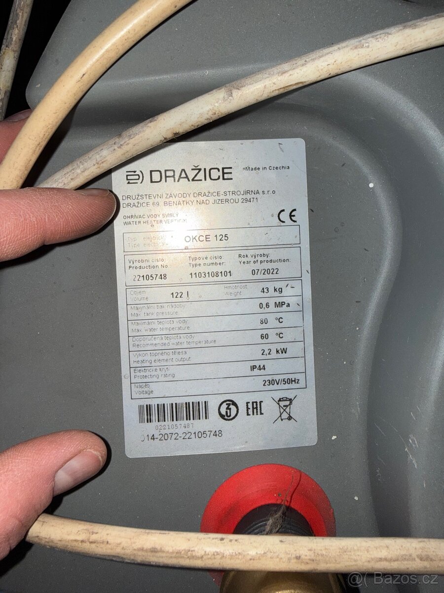Bojler Dražice Okce 125 r.v. 2022 - 3