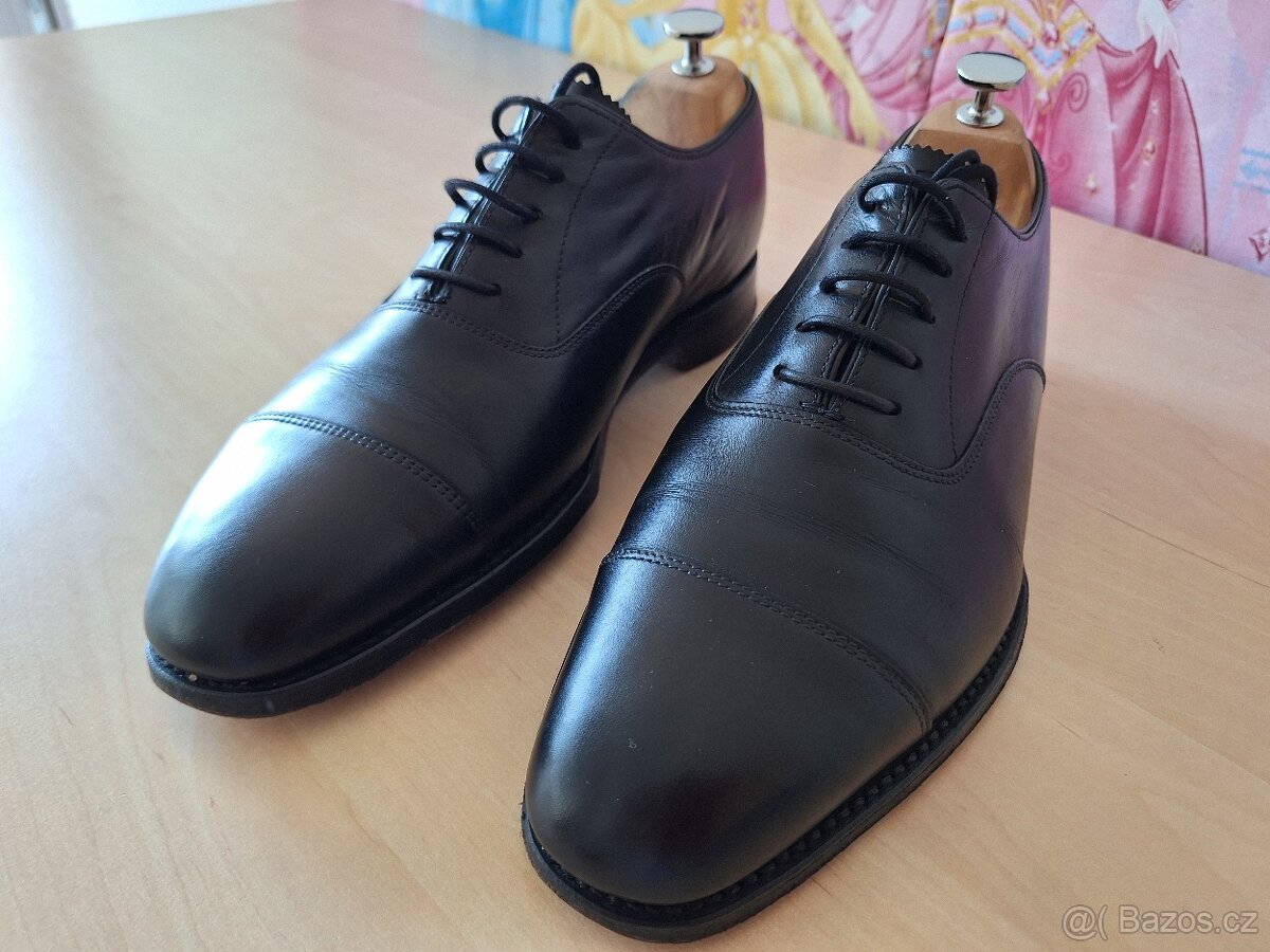 Rámové boty Loake Aldvych Black 7F - 3