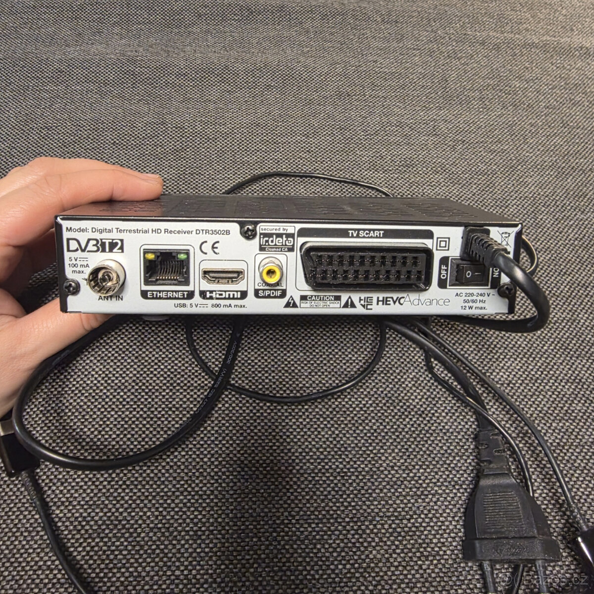 Set-top box Philips DTR3502B černý - 3