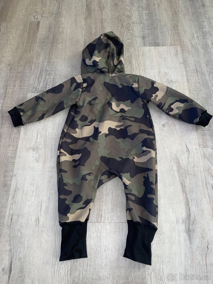 Softshellový overal maskáč Kulišárny vel. 74 - 3