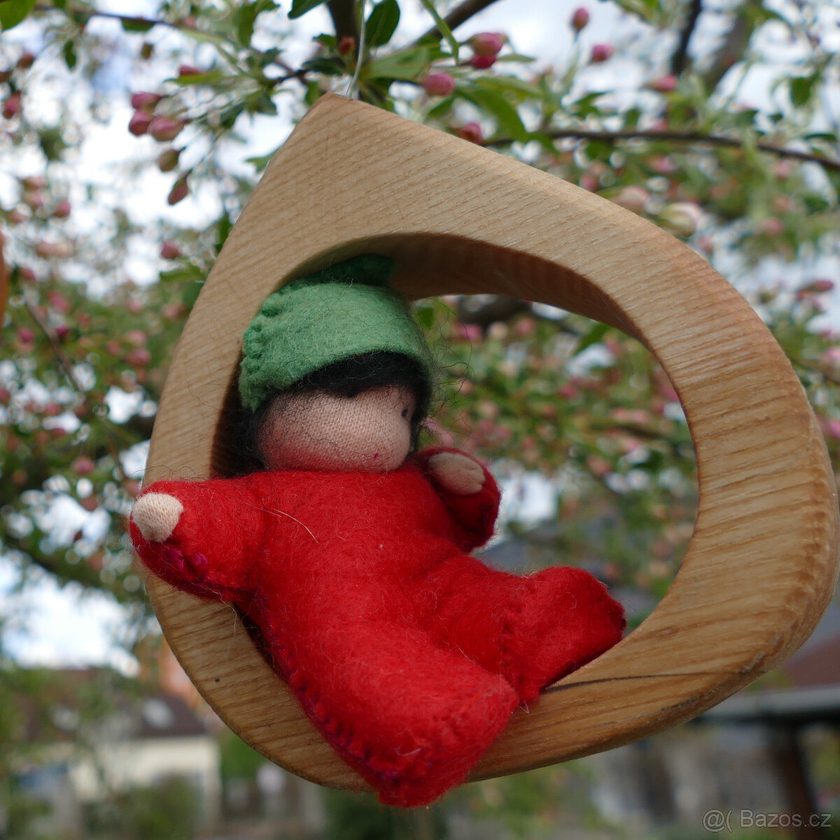 dřevěné dekorace- domečky - 3