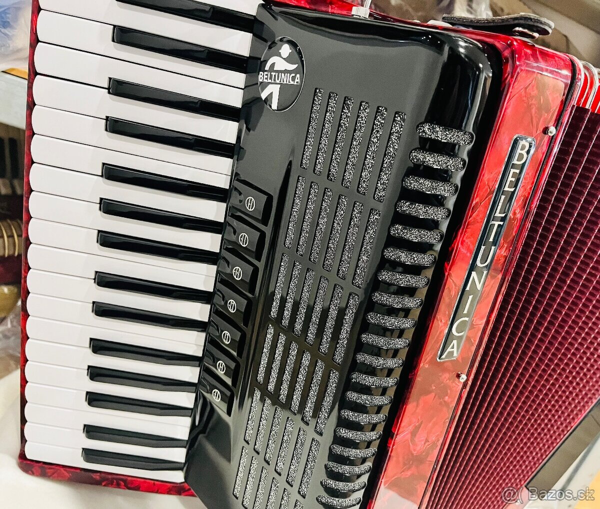 Nový akordeón Beltunica Vivaldi- 80 basový- krásny zvuk, odľ - 3