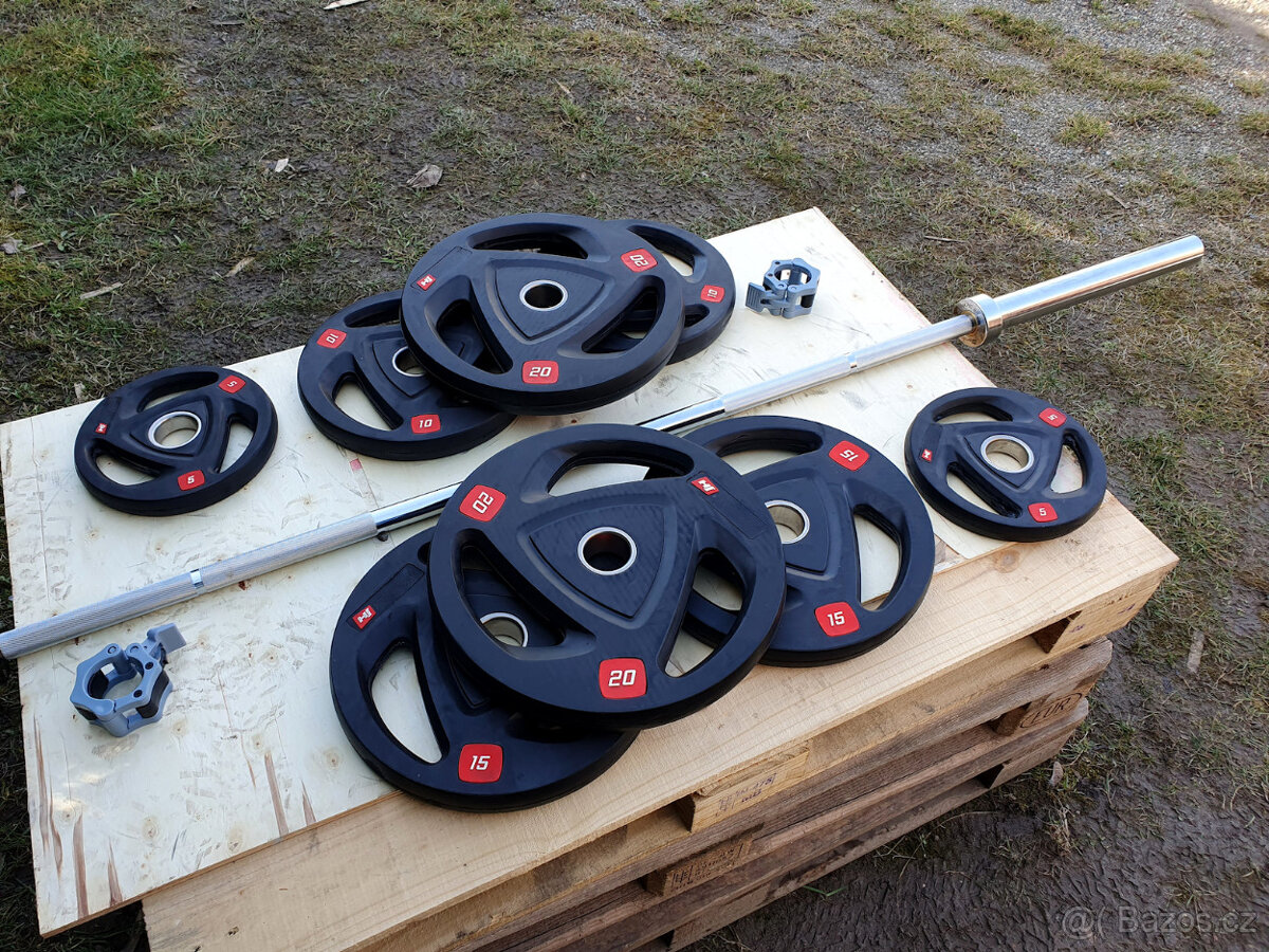 BENCH činka 120kg olympijská, nová - 3