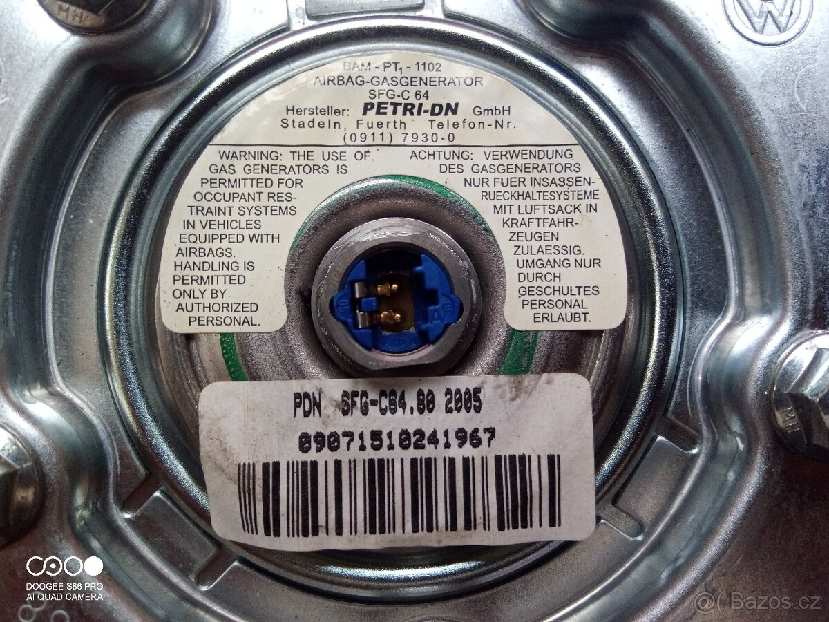 Airbag + jednotka VW Polo - 3