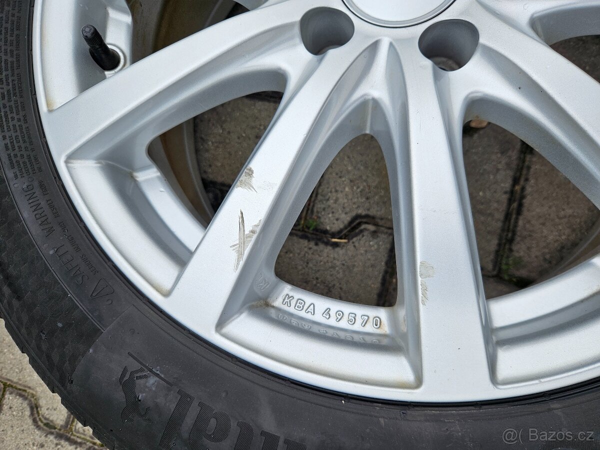 Zimní sada Platin 5x112 Continental 215/55/17 - 3