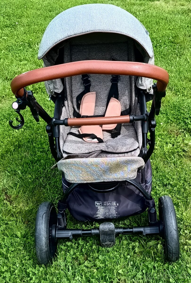 Kombinovaný kočárek Bebetto Luca - Velmi zachovalý - 3