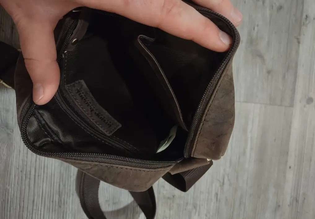 Bruno Banani kožená cross body taška - nová - 3