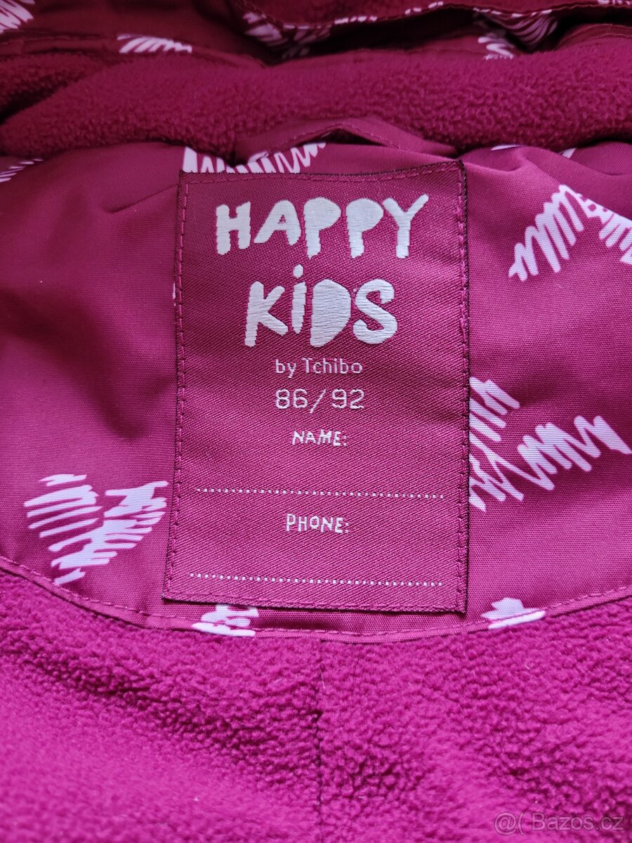 zimní dívčí kombinéza tchibo 86/92 - 3