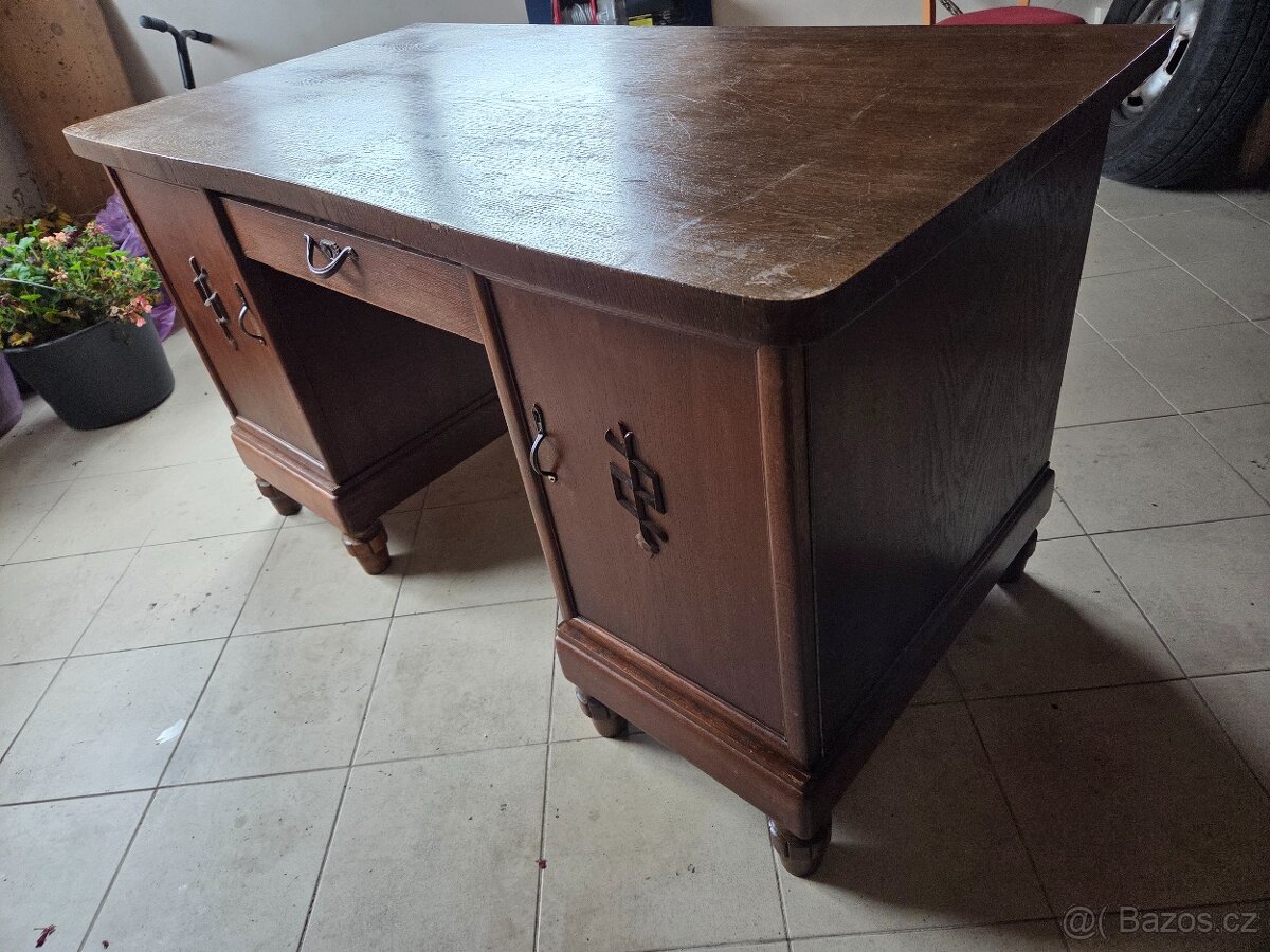 Starožitný psací stůl - 3