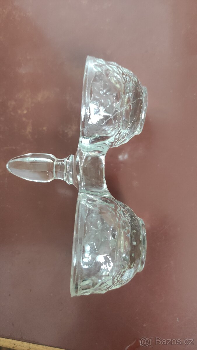 Slánka - lisované čiré sklo - 3