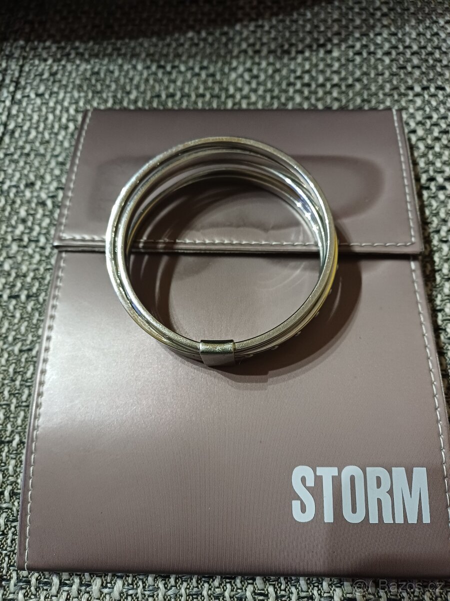 pevný náramek zn. STORM chir. ocel - 3