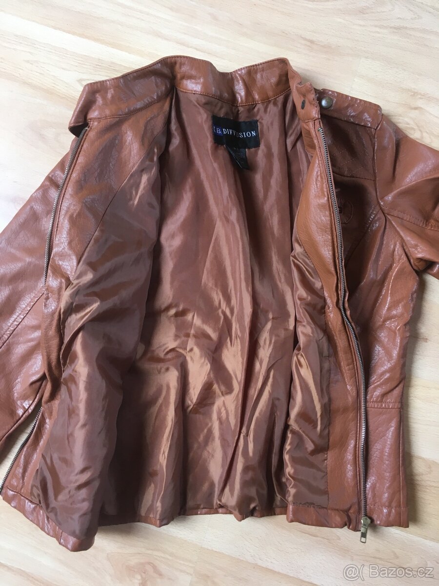 Dámská bunda barvy camel vl.M -NOVÁ - 3