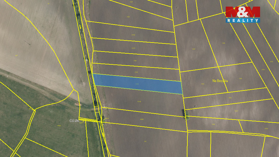 Prodej, pole, 2975 m2, Kladruby nad Labem - 3