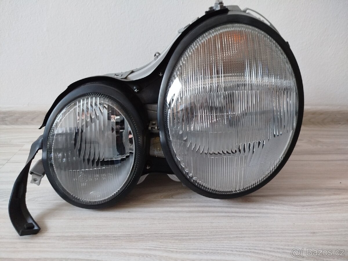 Mercedes W210 předfacelift – nové světlomety HELLA - 3